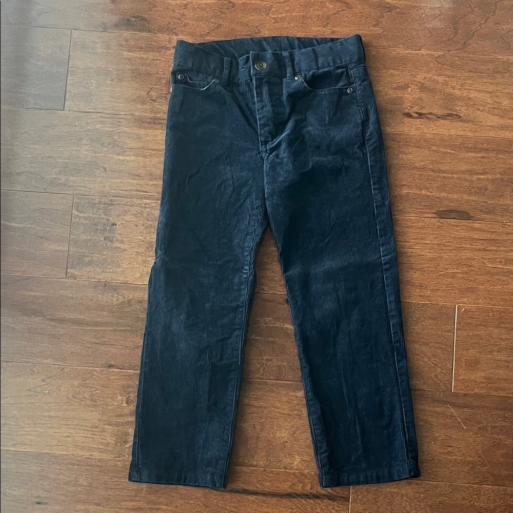 Janie and Jack Navy Corduroy Pants